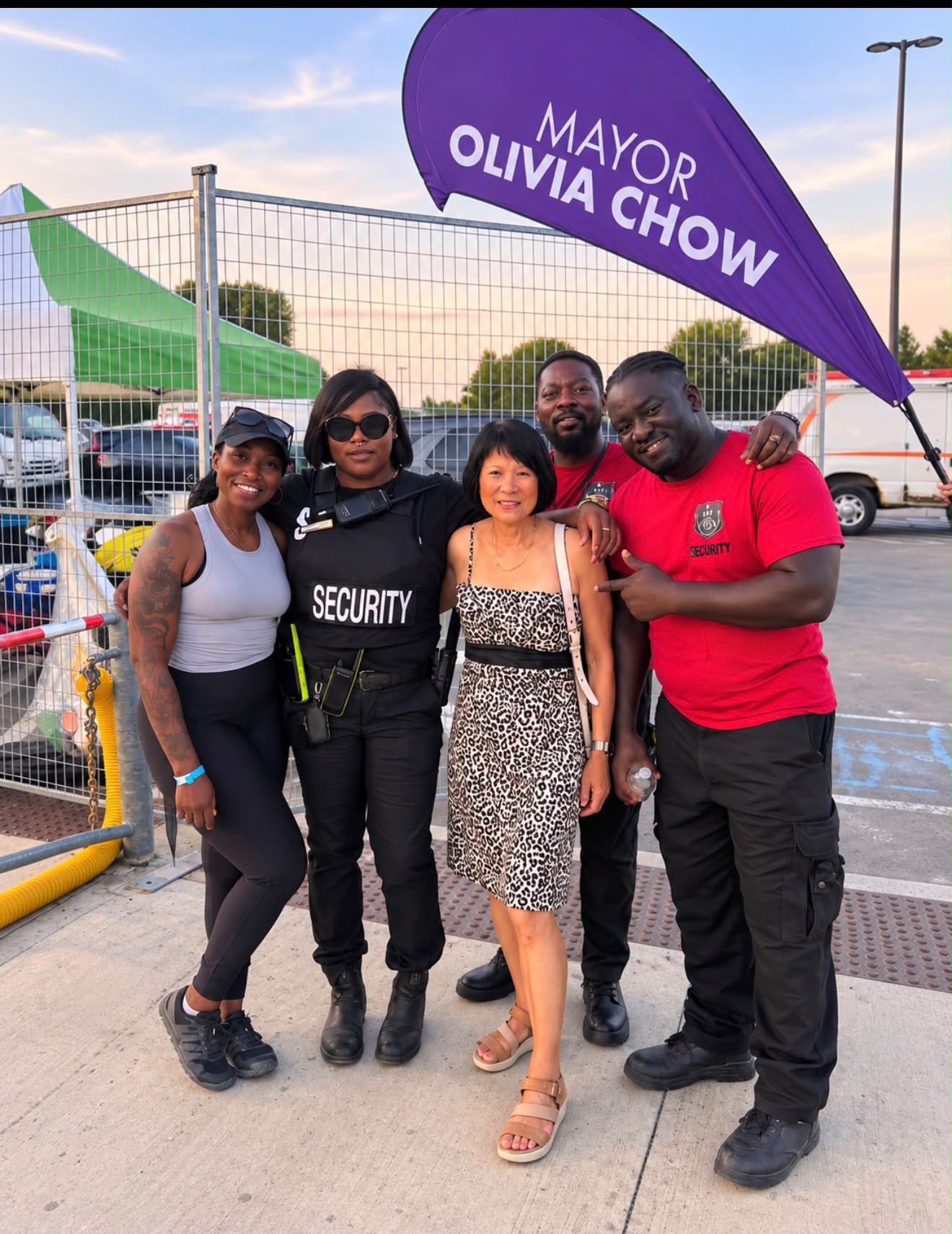 SecureGard officers providing security at a Toronto community event
